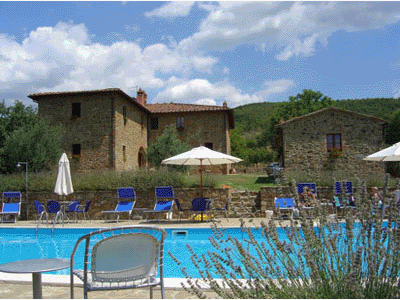 Podere San Donato is placed in the triangle of Florence, Siena and Arezzo in Tuscany
